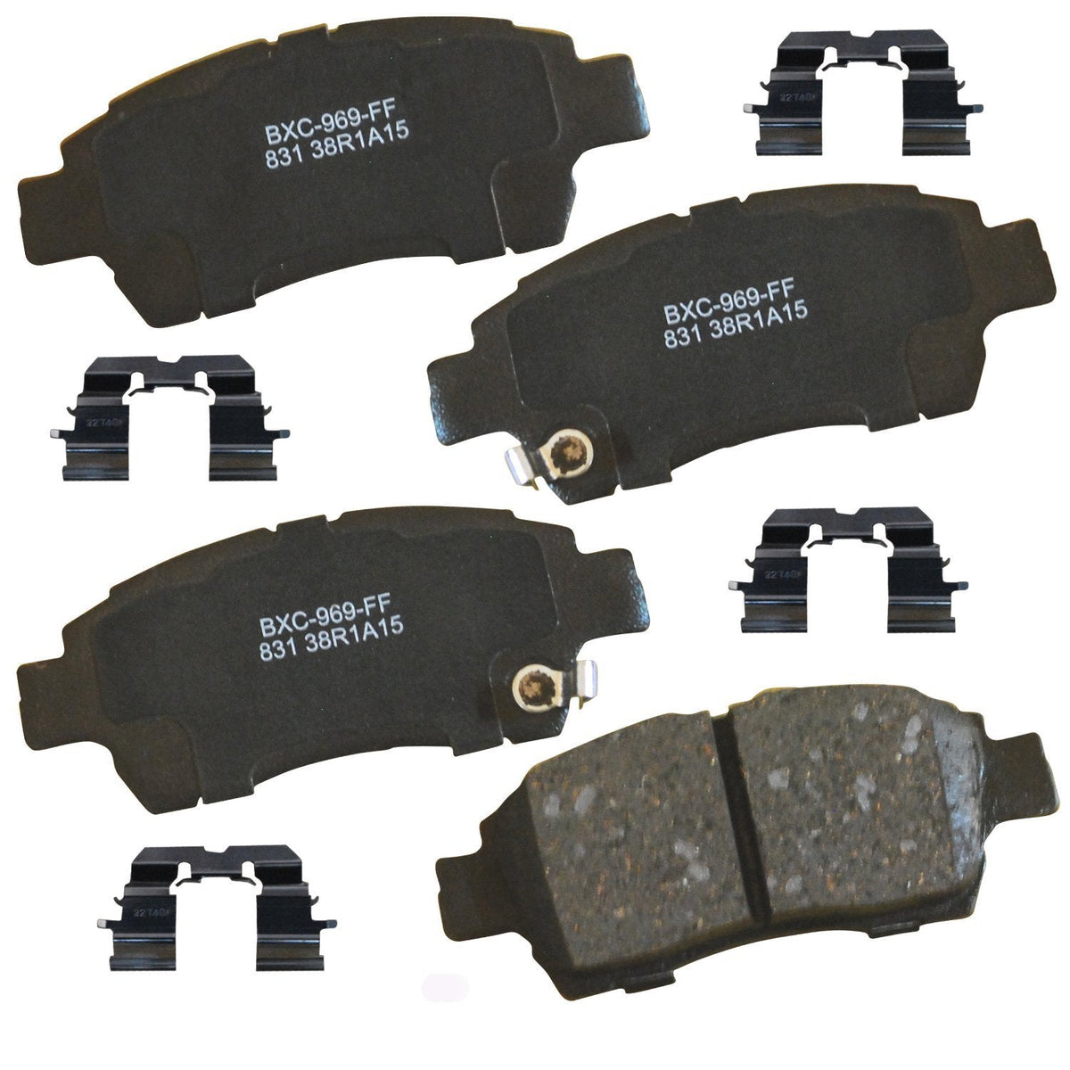 Bendix Premium SBC436A Ceramic Front Brake Pads for Toyota 4Runner 2002-2001, Hilux 2004, Tacoma 1998-1995 Jansha Store