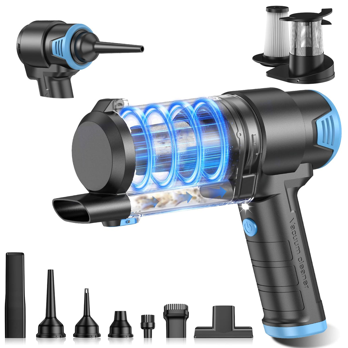 KMM Handheld Car Vacuum Cleaner, Hand Held Vacuum & Air Duster Jansha Store