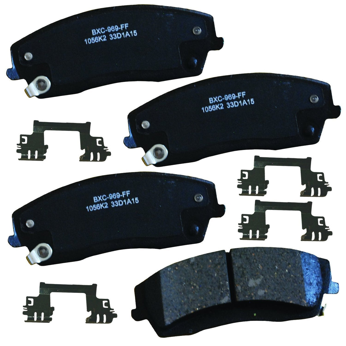 Bendix Premium SBC436A Ceramic Front Brake Pads for Toyota 4Runner 2002-2001, Hilux 2004, Tacoma 1998-1995 Jansha Store