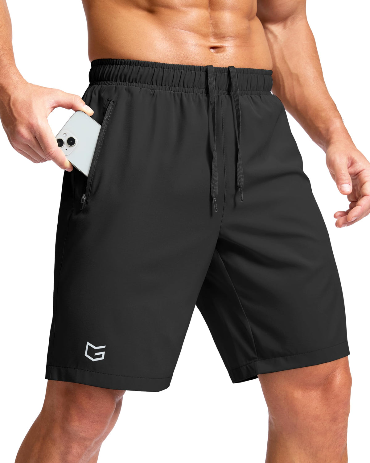 G Gradual Men's Athletic Running Shorts with 2 Zipper Pockets 7"/ 5"/ 9" Jansha Store