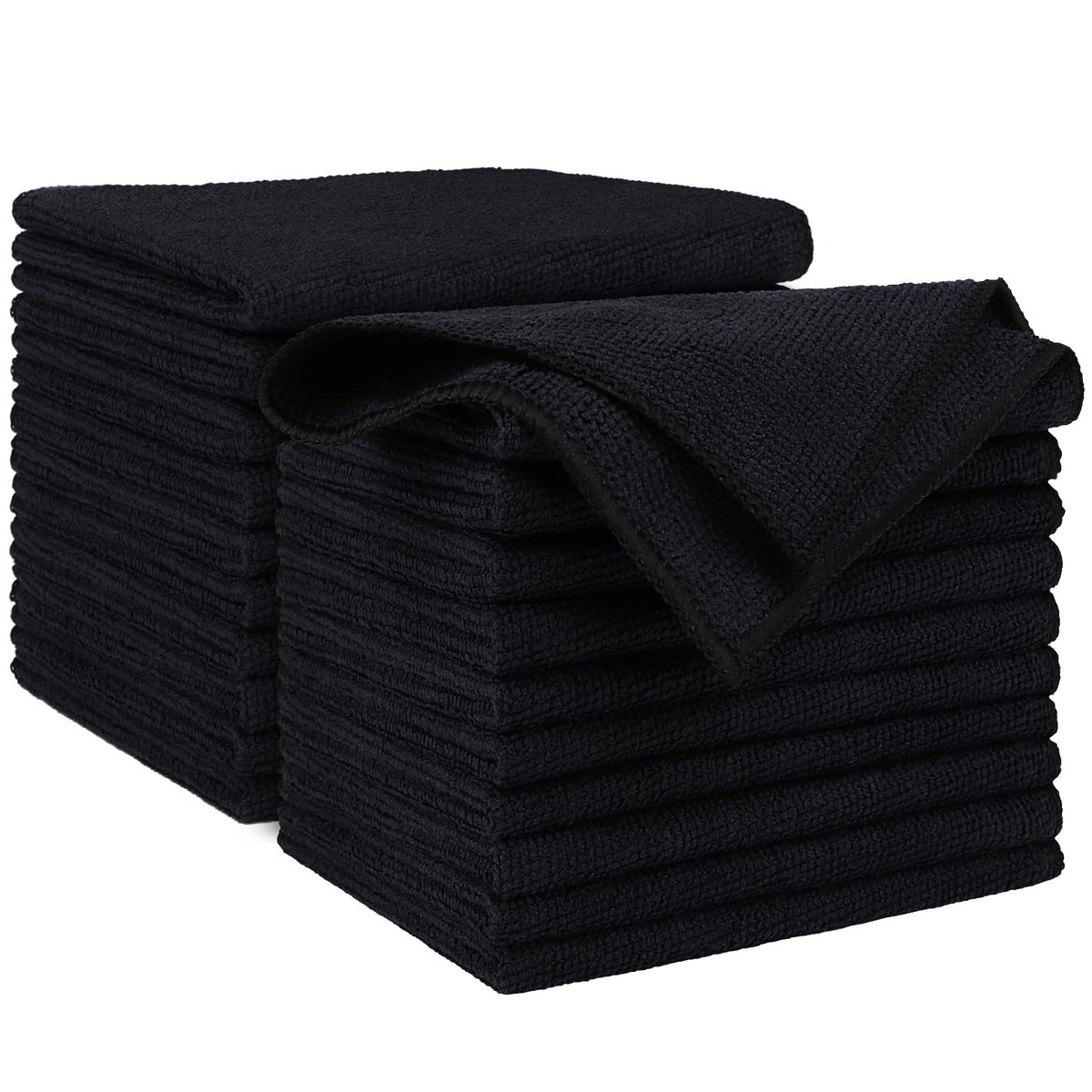 AIDEA Microfiber Cleaning Cloth-50PK, Microfiber Towels for Cars, 12"×12" Jansha Store