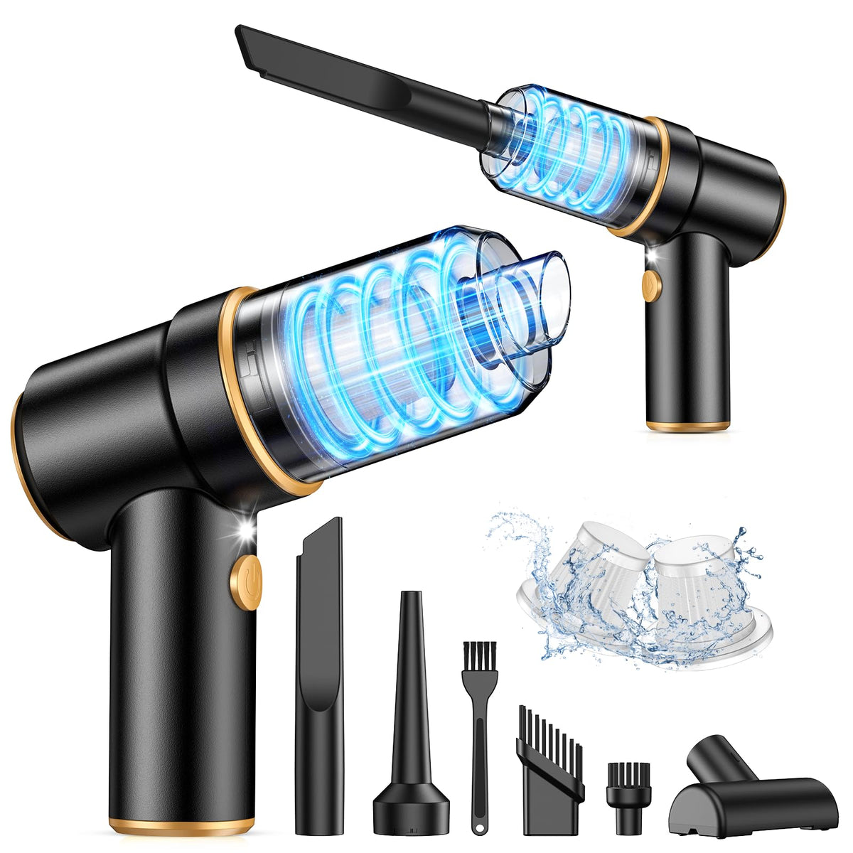 KMM Handheld Car Vacuum Cleaner, Hand Held Vacuum & Air Duster Jansha Store