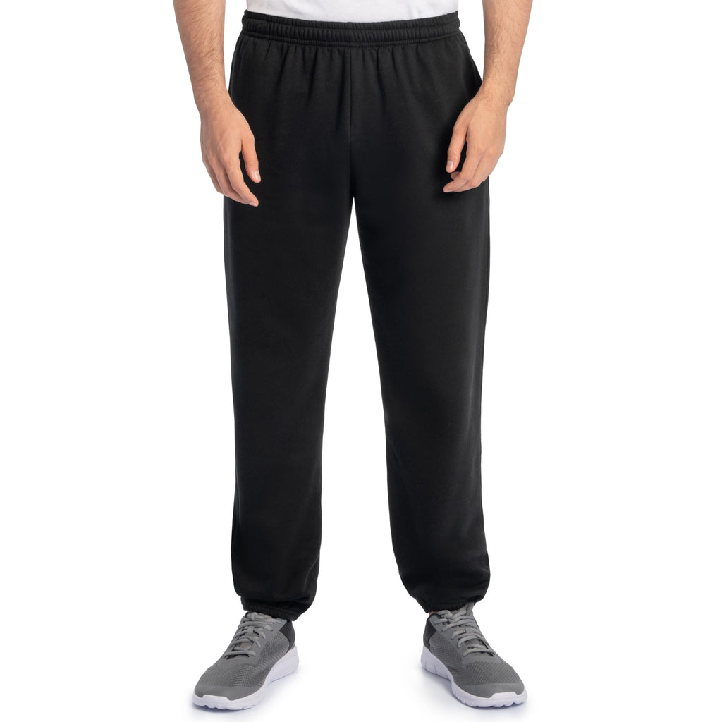 Fruit of the Loom Eversoft Fleece Elastic Bottom Sweatpants with Pockets, Relaxed Fit, Moisture Wicking, Breathable Jansha Store