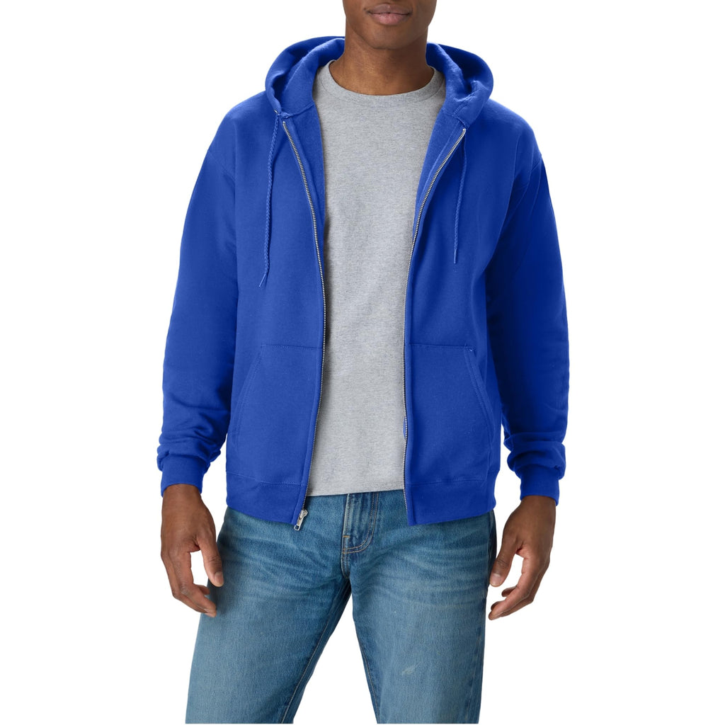 Men's zip-up hoodie shown in a second colorway from the front