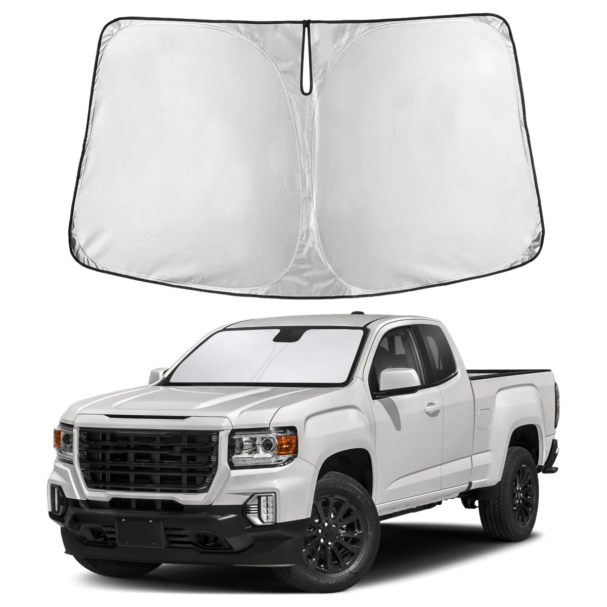 EcoNour Car Windshield Sun Shade, Front Window Sun Blocker for SUVs,Sedan Jansha Store