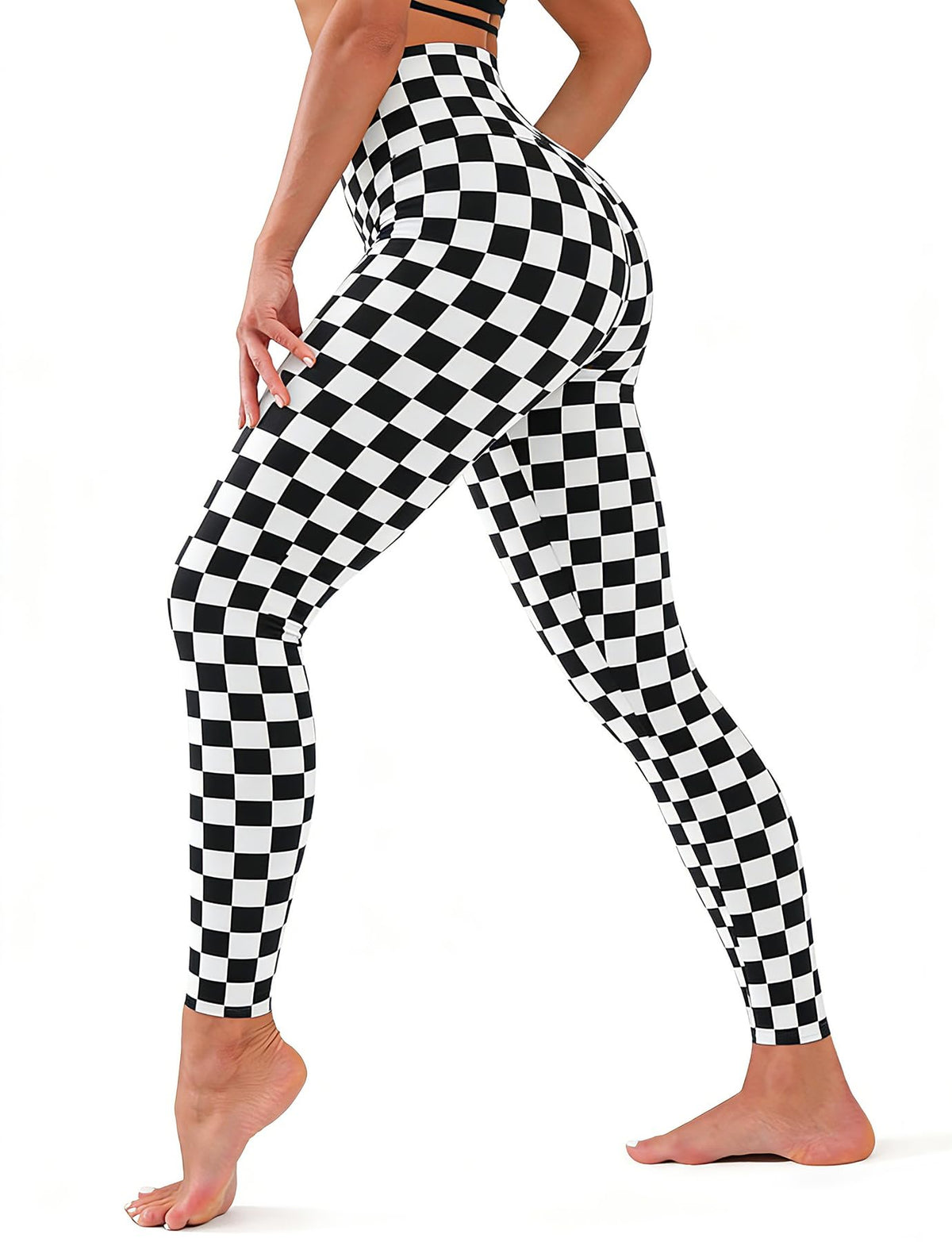 Bluemaple High Waisted Leggings for Women - Tummy Control Pants Non See Through Workout Soft Yoga Pants for Running Plus Size Jansha Store