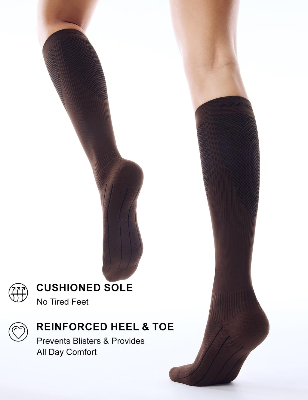 FITRELL 3 Pairs Compression Socks for Women and Men 20-30mmHg-Circulation Support Socks Jansha Store