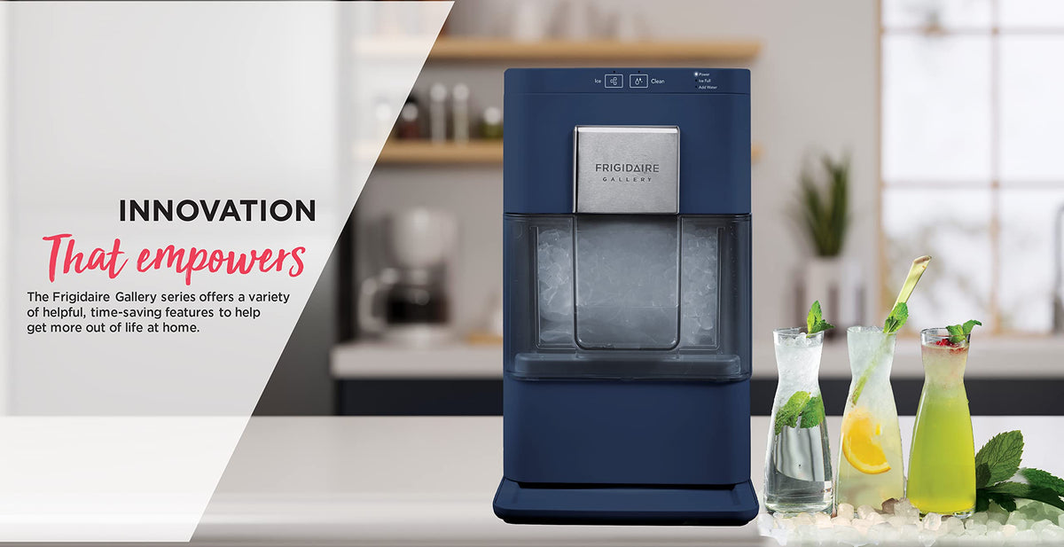 Frigidaire, 26 lb per Day, Countertop Bullet Ice Maker, Stainless Steel Jansha Store