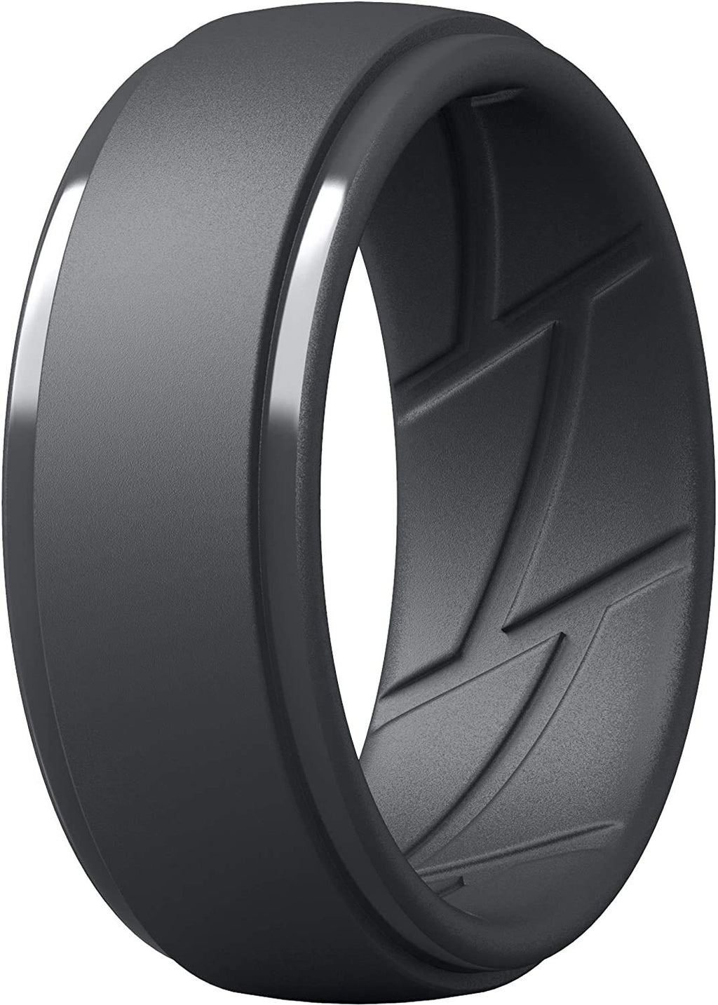 ThunderFit Men's Silicone Rings, Breathable Rubber Bands, 10mm Wide Jansha Store