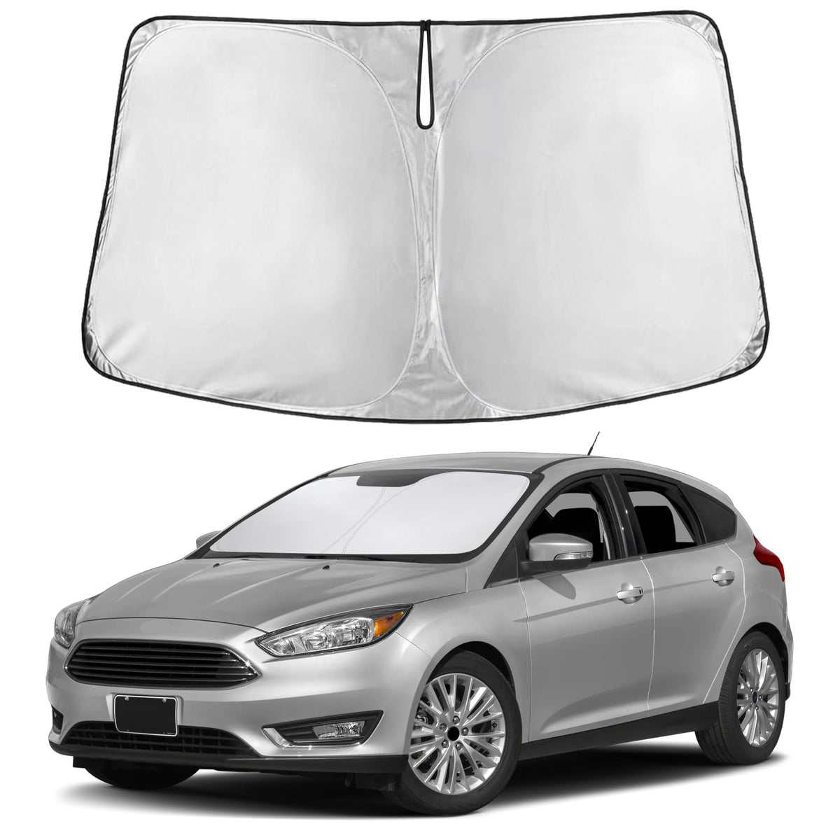 EcoNour Car Windshield Sun Shade, Front Window Sun Blocker for SUVs,Sedan Jansha Store