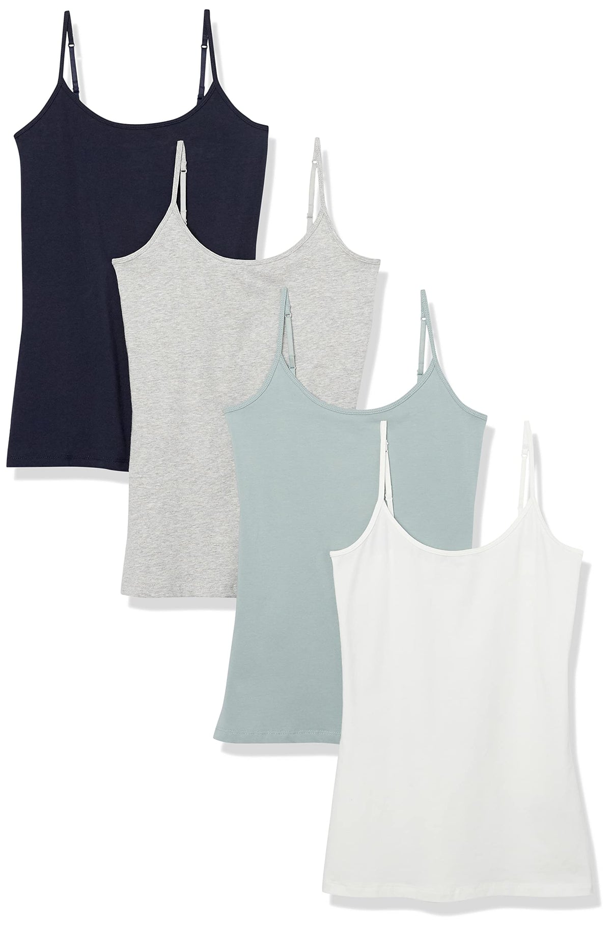 Stretch camisole fabric detail showing soft texture and slim fit