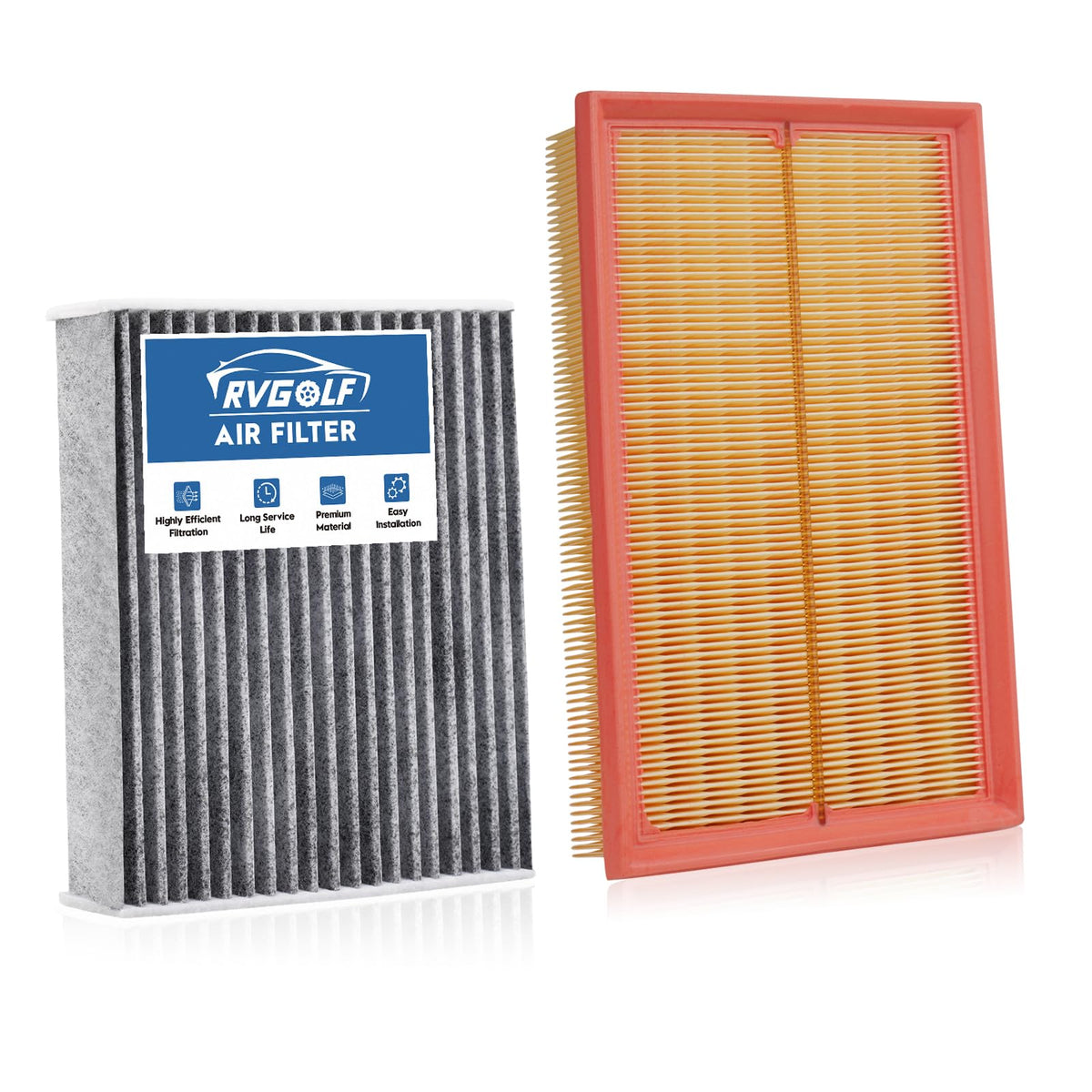 Not for Hybrid, Engine+Cabin Air Filter Fit 2015-2019 Sonata 2.4L (Gas) Jansha Store
