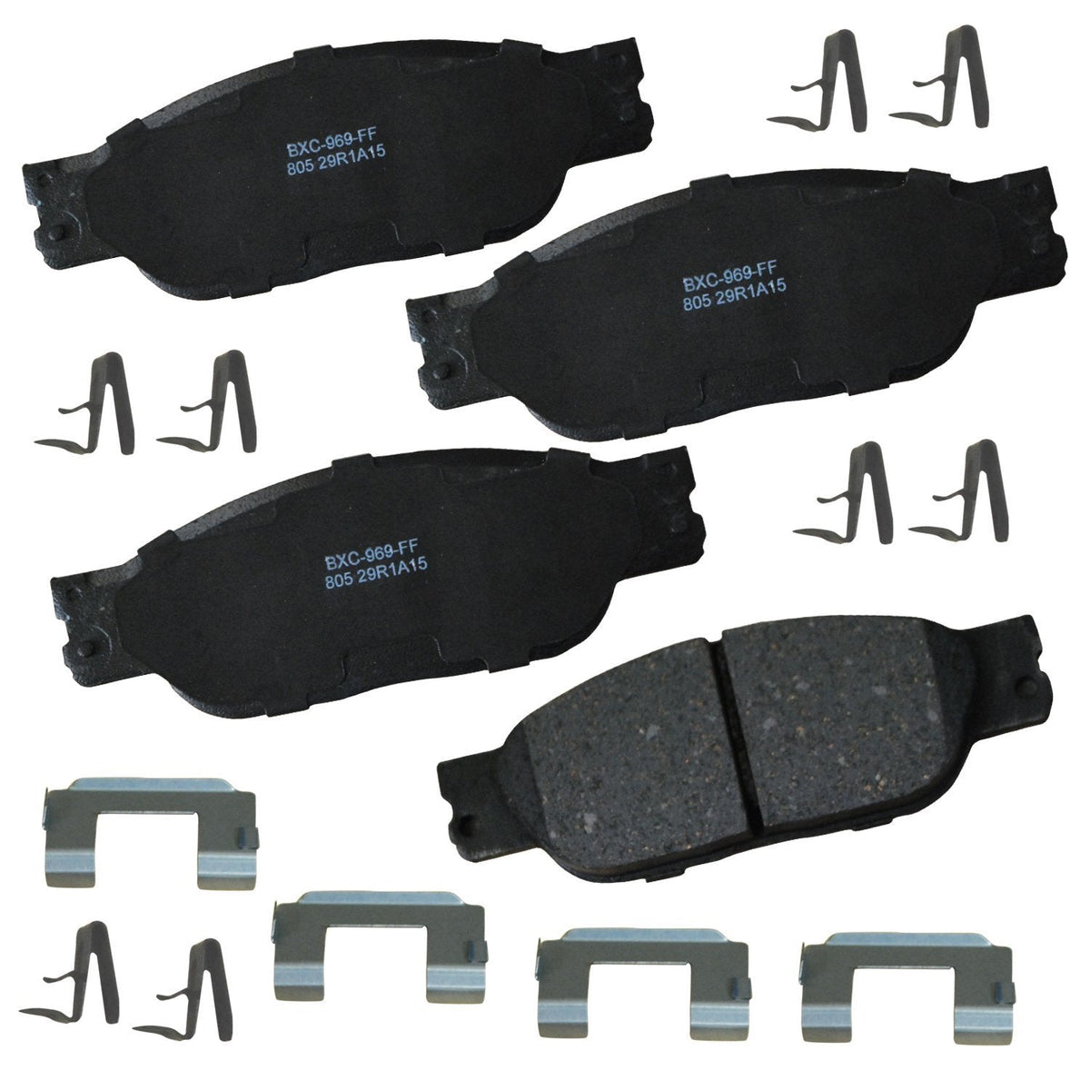Bendix Premium SBC436A Ceramic Front Brake Pads for Toyota 4Runner 2002-2001, Hilux 2004, Tacoma 1998-1995 Jansha Store