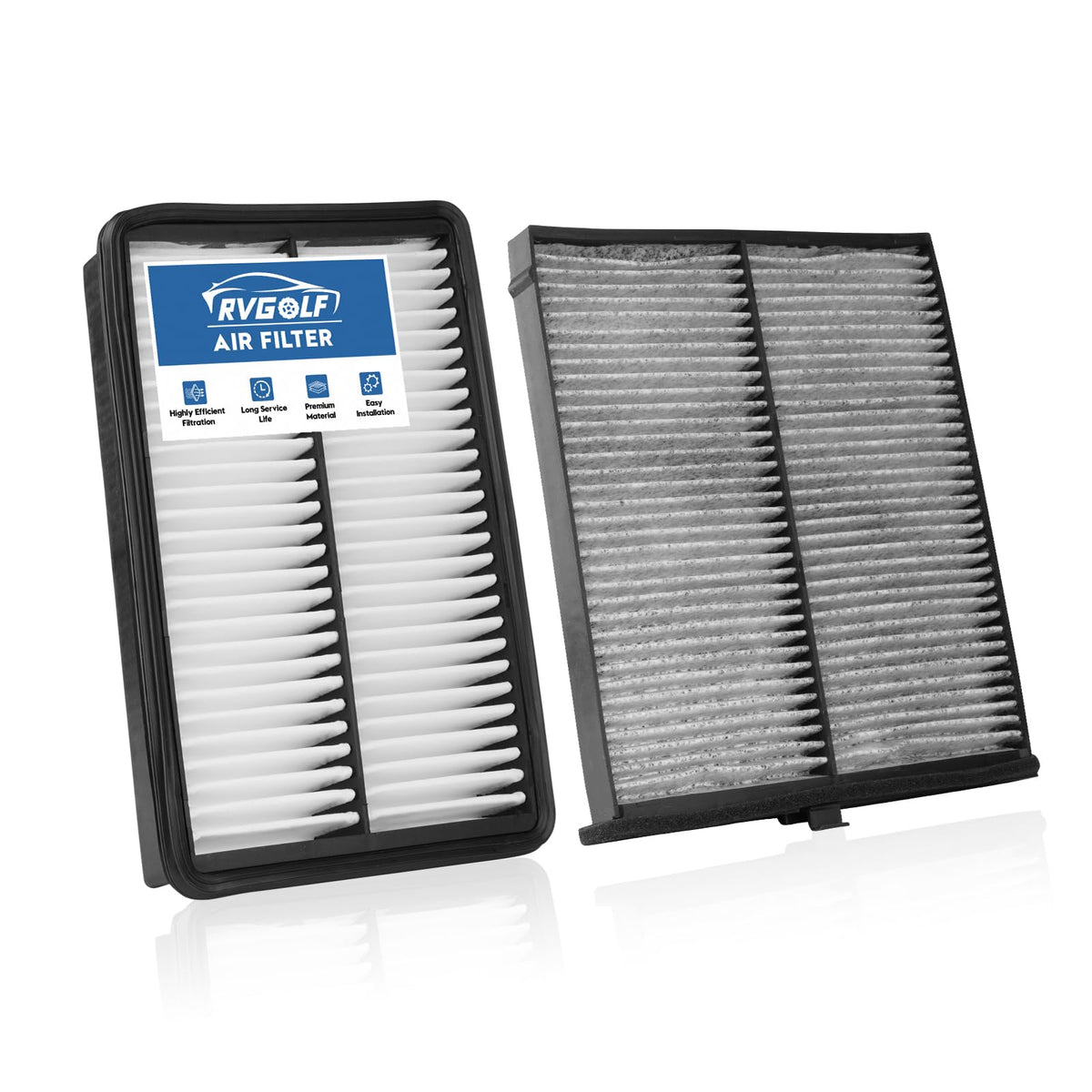 Not for Hybrid, Engine+Cabin Air Filter Fit 2015-2019 Sonata 2.4L (Gas) Jansha Store