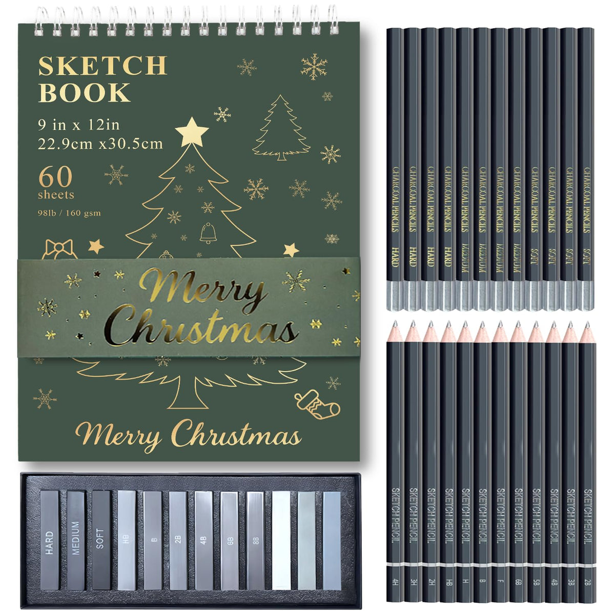 Fuxi Coloring Book & Sketchbook Set, 2-Pack, 9 x 12 in Jansha Store