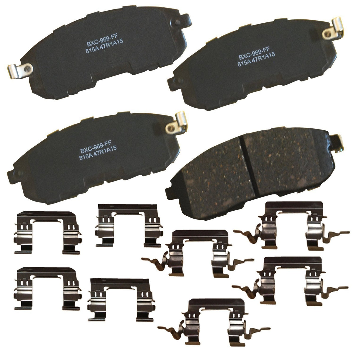 Bendix Premium SBC436A Ceramic Front Brake Pads for Toyota 4Runner 2002-2001, Hilux 2004, Tacoma 1998-1995 Jansha Store