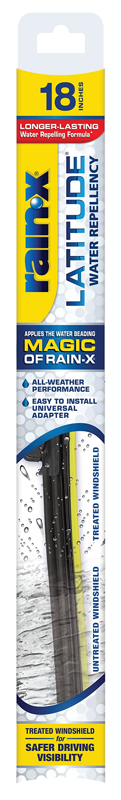 Rain-X 810363 Repellency Water Repellent Wiper Blades, 22" Windshield Wipers (Pack of 2), All Weather Streak-Free for Enhanced Visibility w/Water Repellency Formula [Amazon Exclusive] Jansha Store