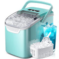 Crzoe Countertop Ice Maker, 26Lbs/24H, 2 Sizes of Ice, Self-Cleaning,Green Jansha Store