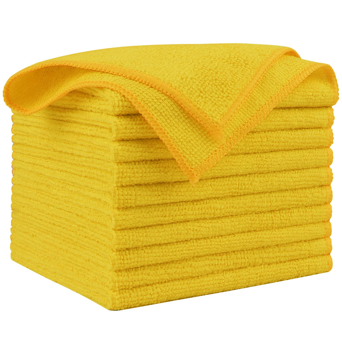 AIDEA Microfiber Cleaning Cloth-50PK, Microfiber Towels for Cars, 12"×12" Jansha Store