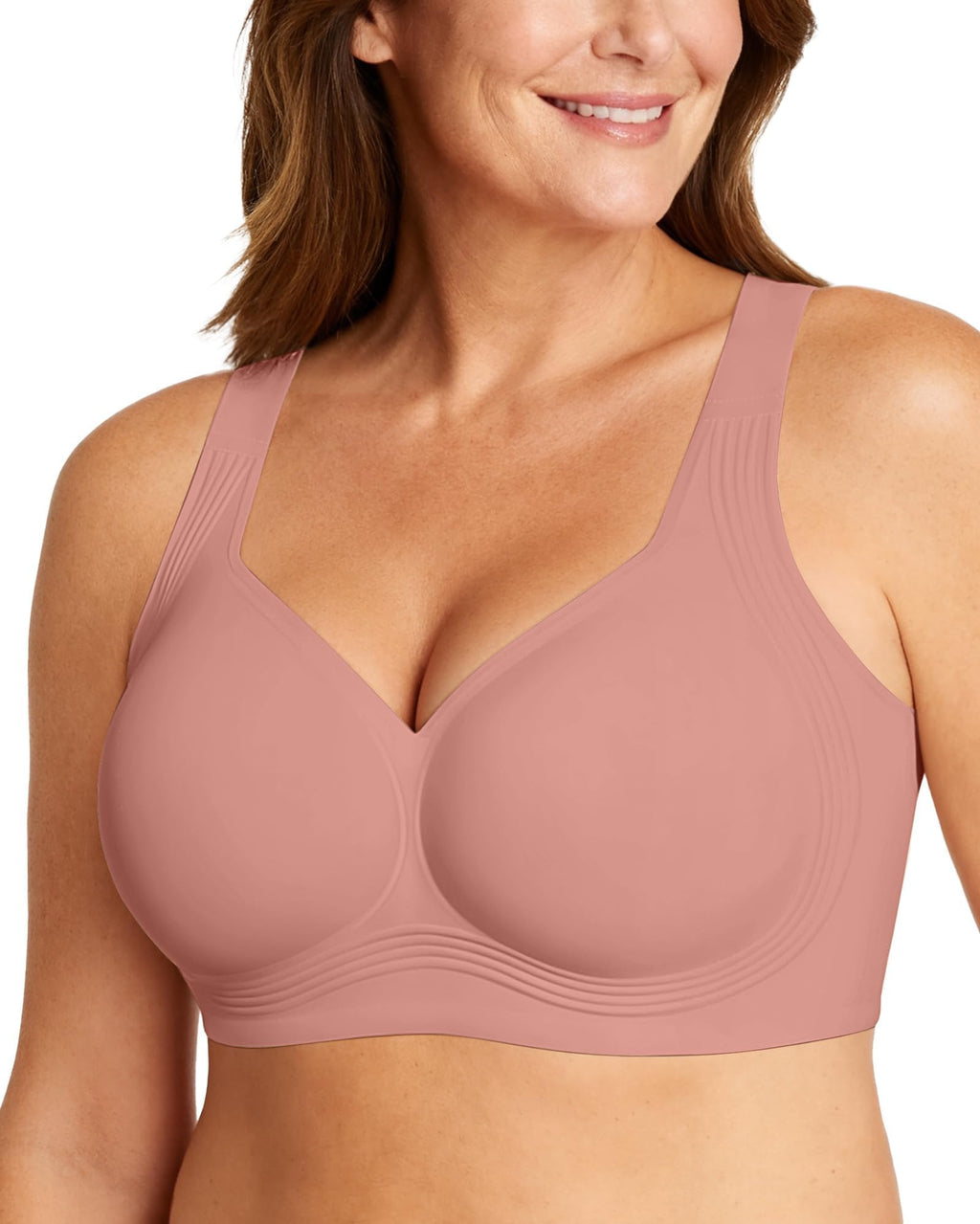 OEAK Womens Wireless Jelly Bras Plus Size Support Push Up Comfortable Bra Jansha Store