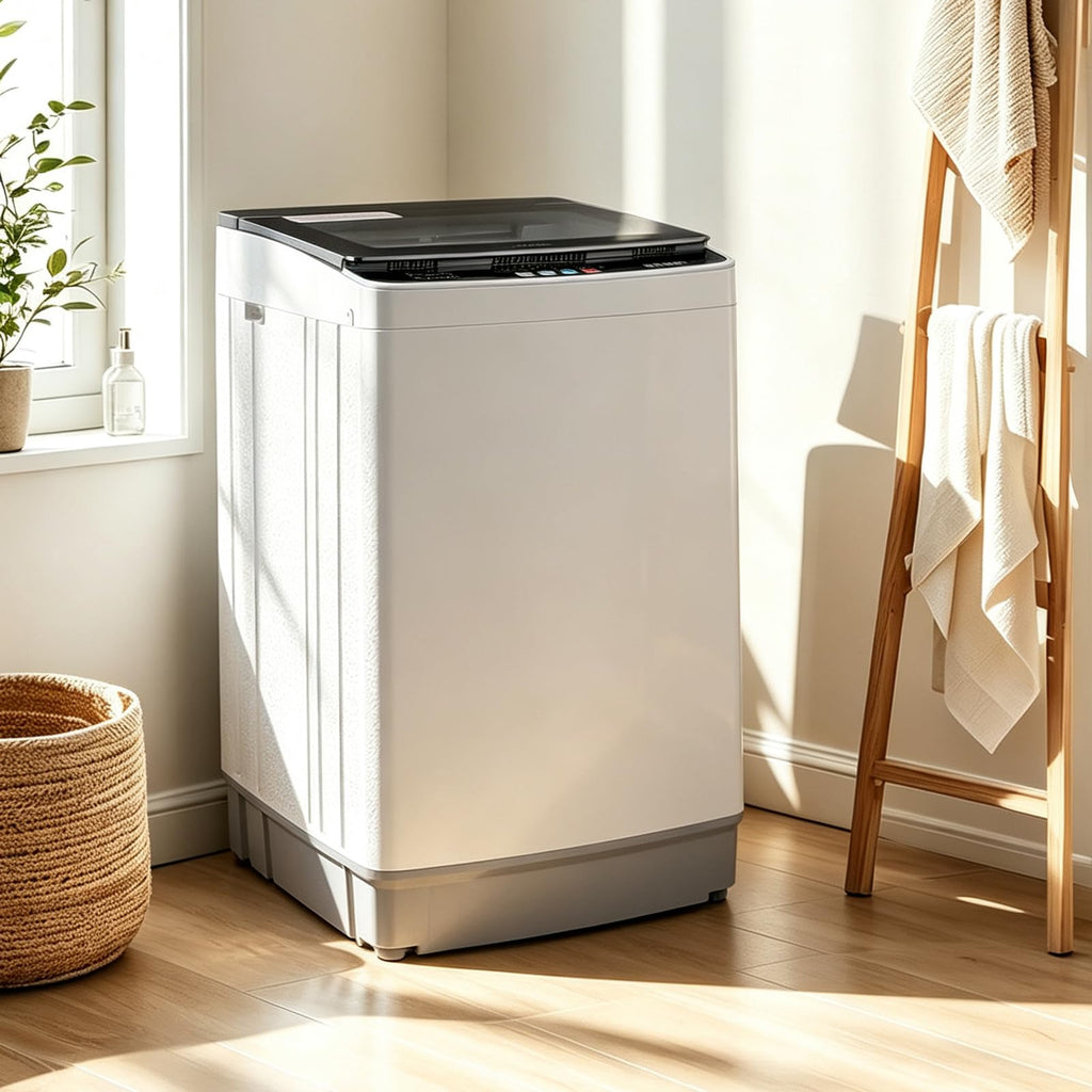 Winado 17.6LBS Full Automatic Portable Washing Machine with Drain Pump Jansha Store