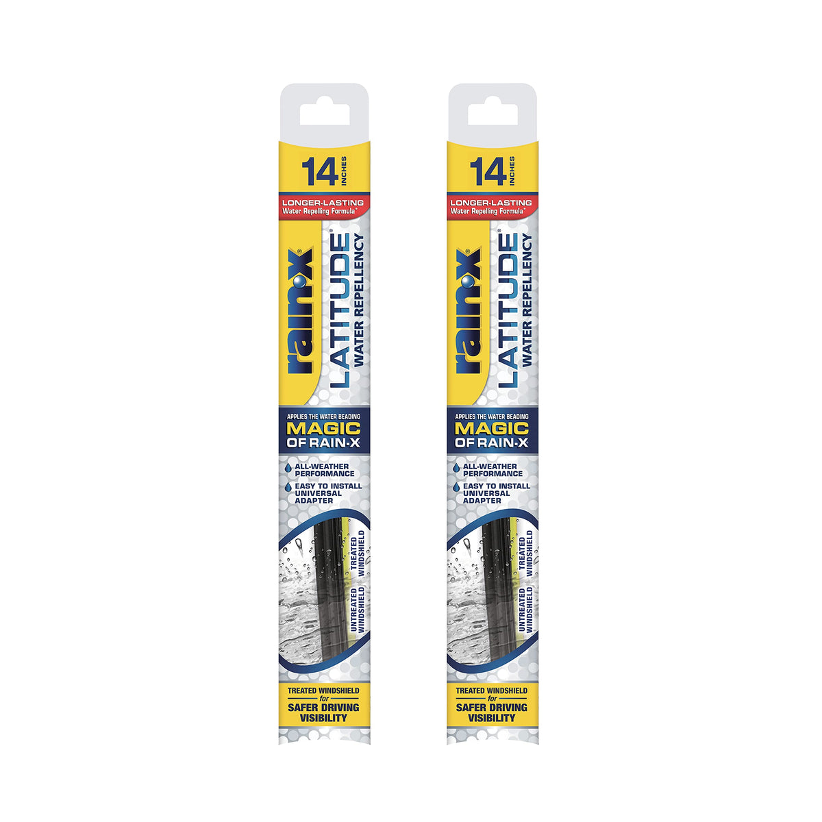 Rain-X 810363 Repellency Water Repellent Wiper Blades, 22" Windshield Wipers (Pack of 2), All Weather Streak-Free for Enhanced Visibility w/Water Repellency Formula [Amazon Exclusive] Jansha Store