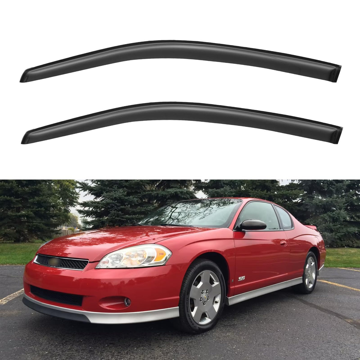 Window Visors Rain Guards for 2015-2026 Ford F150 Crew/SuperCrew Cab Jansha Store