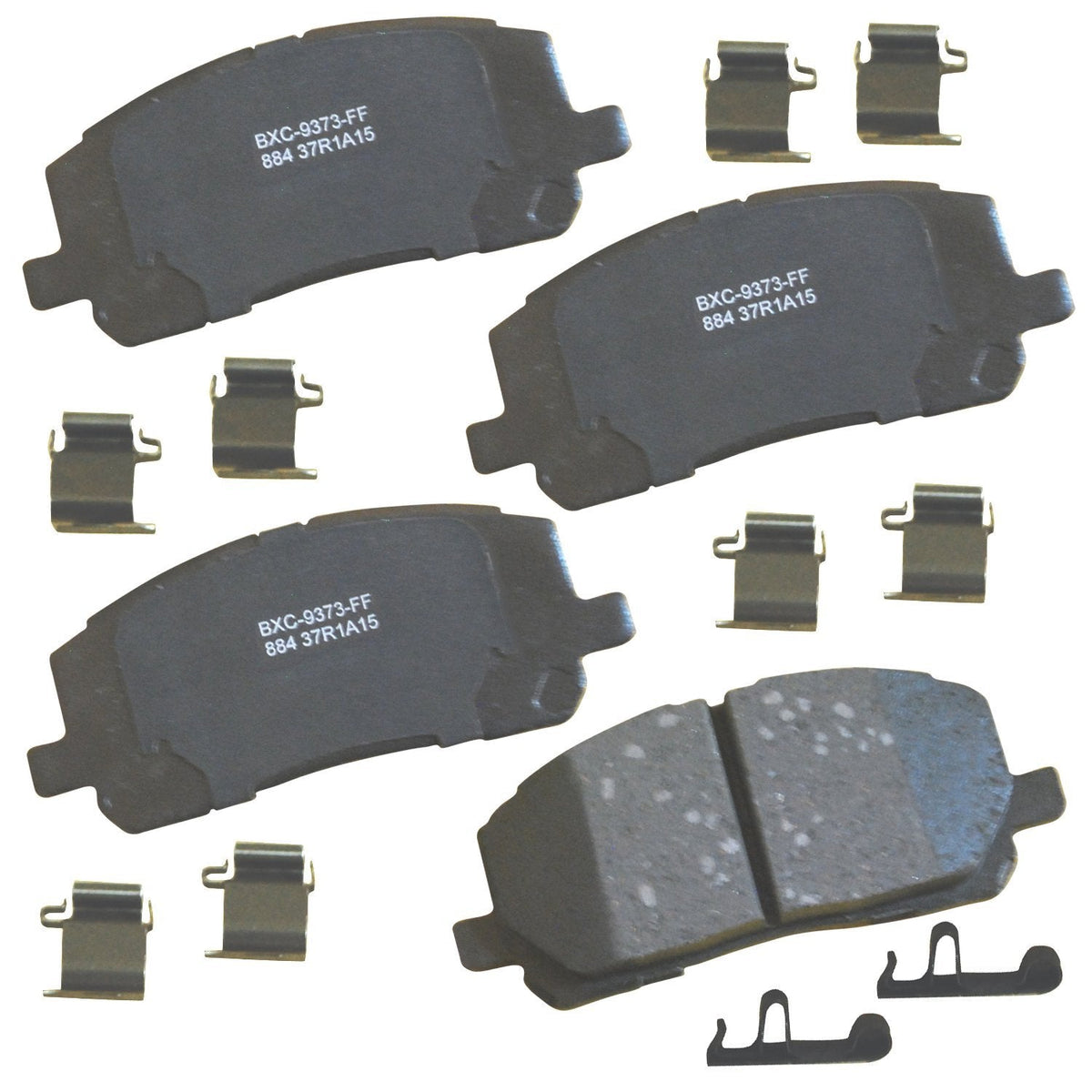 Bendix Premium SBC436A Ceramic Front Brake Pads for Toyota 4Runner 2002-2001, Hilux 2004, Tacoma 1998-1995 Jansha Store