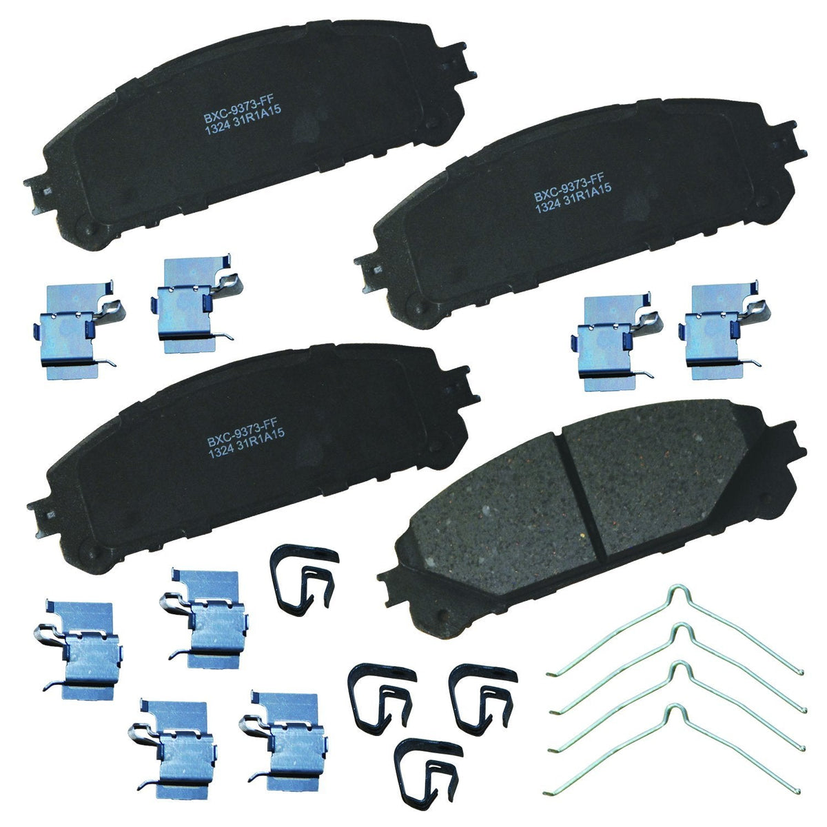 Bendix Premium SBC436A Ceramic Front Brake Pads for Toyota 4Runner 2002-2001, Hilux 2004, Tacoma 1998-1995 Jansha Store