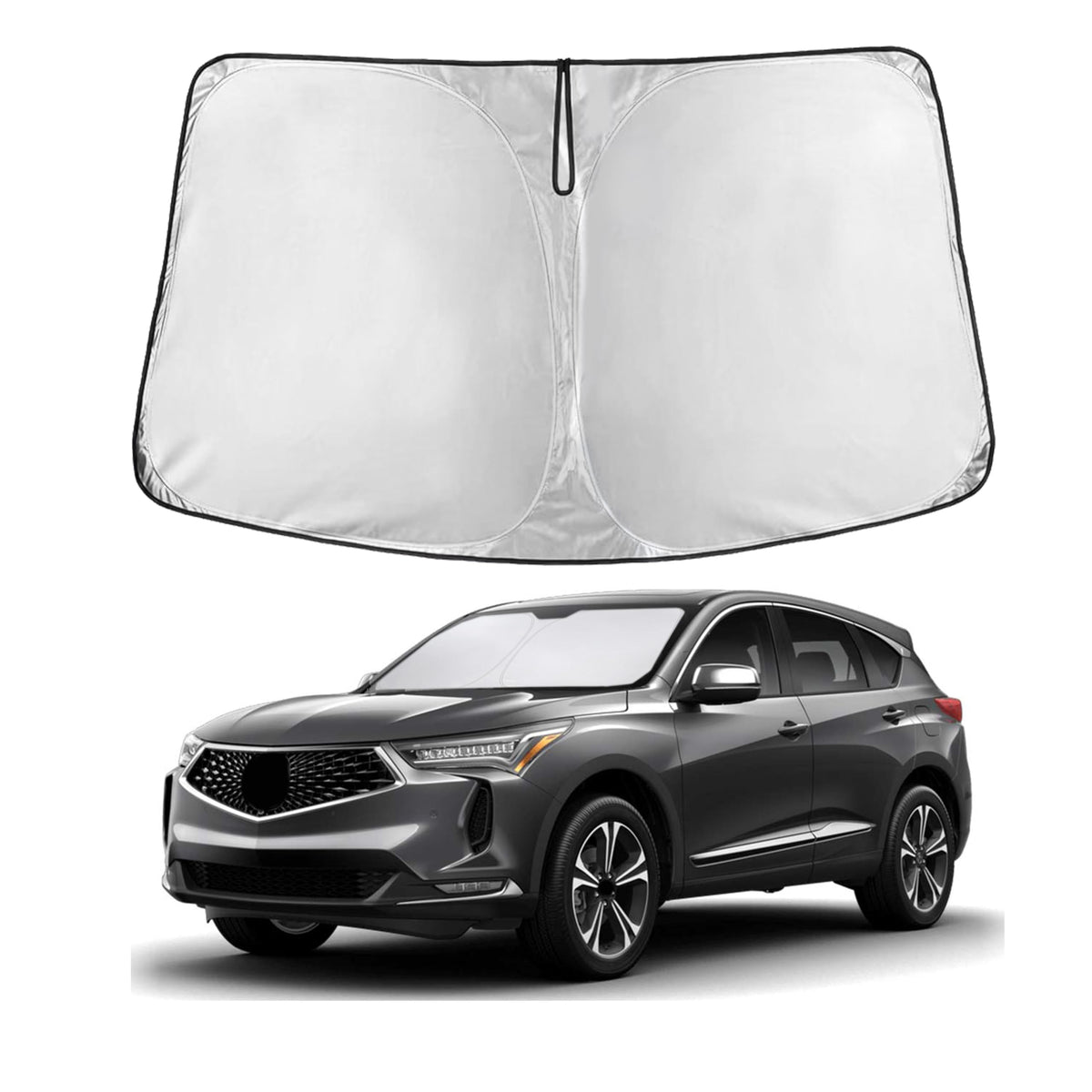 EcoNour Car Windshield Sun Shade, Front Window Sun Blocker for SUVs,Sedan Jansha Store