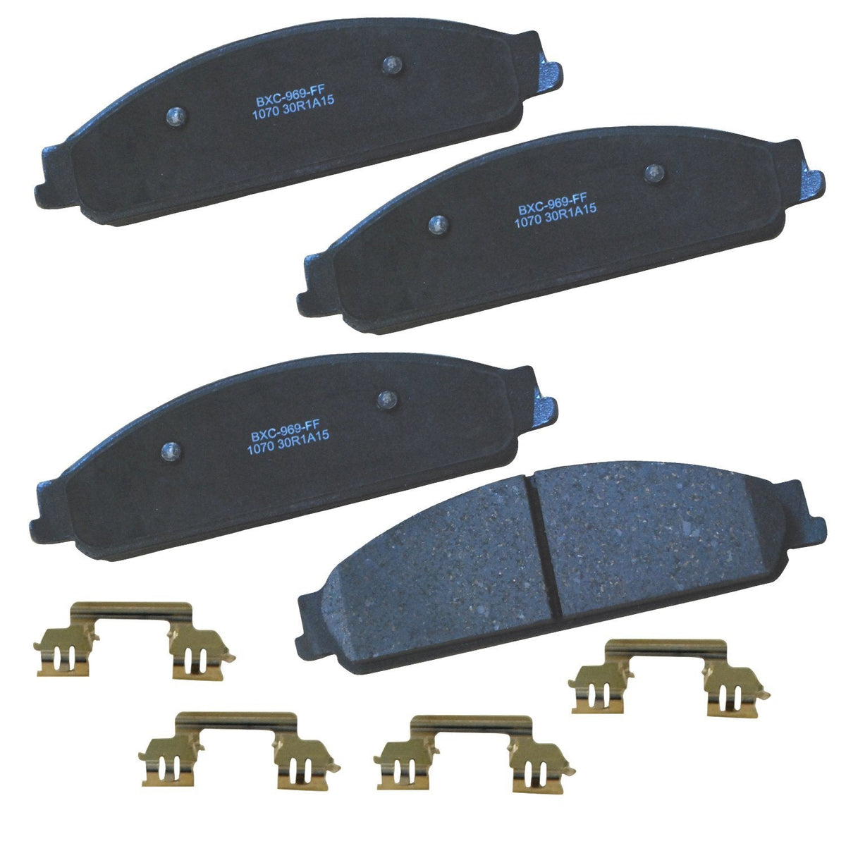 Bendix Premium SBC436A Ceramic Front Brake Pads for Toyota 4Runner 2002-2001, Hilux 2004, Tacoma 1998-1995 Jansha Store