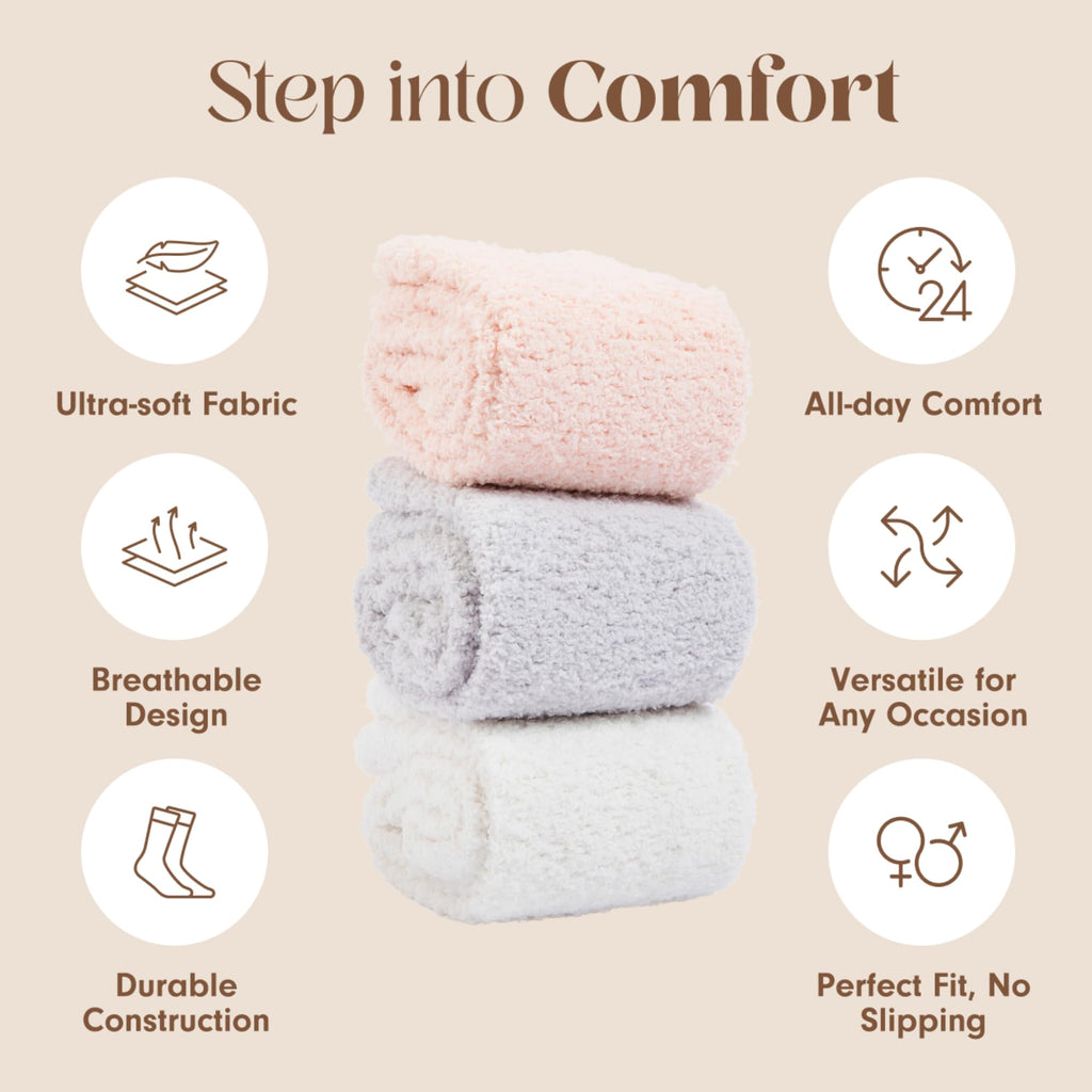 Unboxme Gifts Warm & Cozy Ultra-Luxe Cloud Fuzzy Socks, Gifts for Women Jansha Store