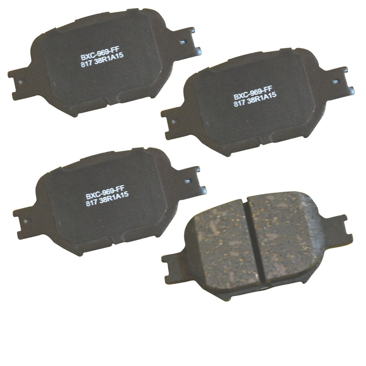 Bendix Premium SBC436A Ceramic Front Brake Pads for Toyota 4Runner 2002-2001, Hilux 2004, Tacoma 1998-1995 Jansha Store