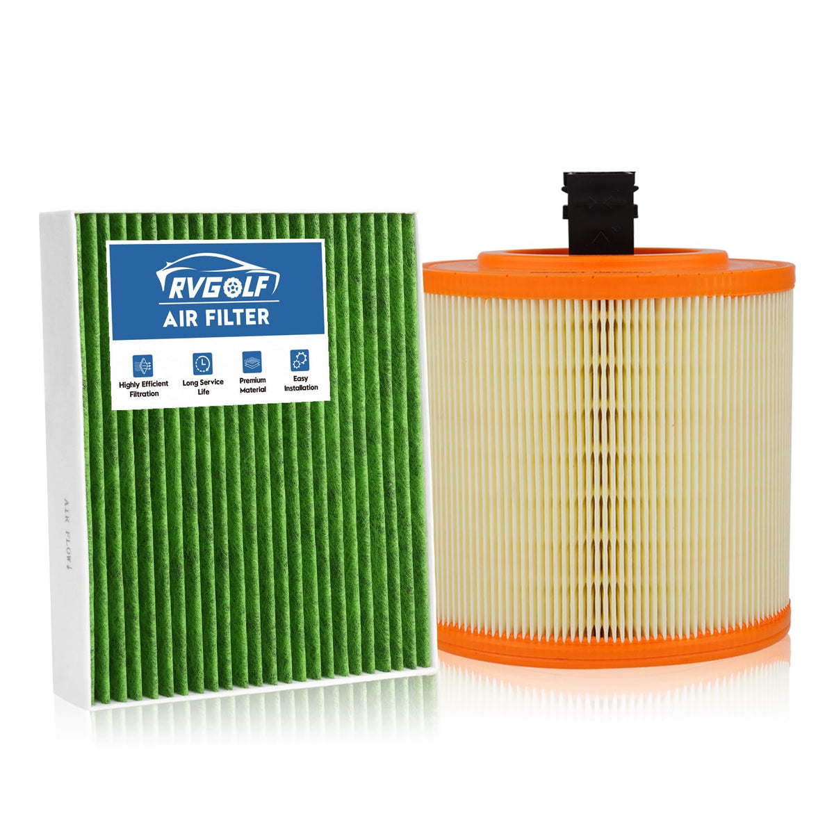 Not for Hybrid, Engine+Cabin Air Filter Fit 2015-2019 Sonata 2.4L (Gas) Jansha Store
