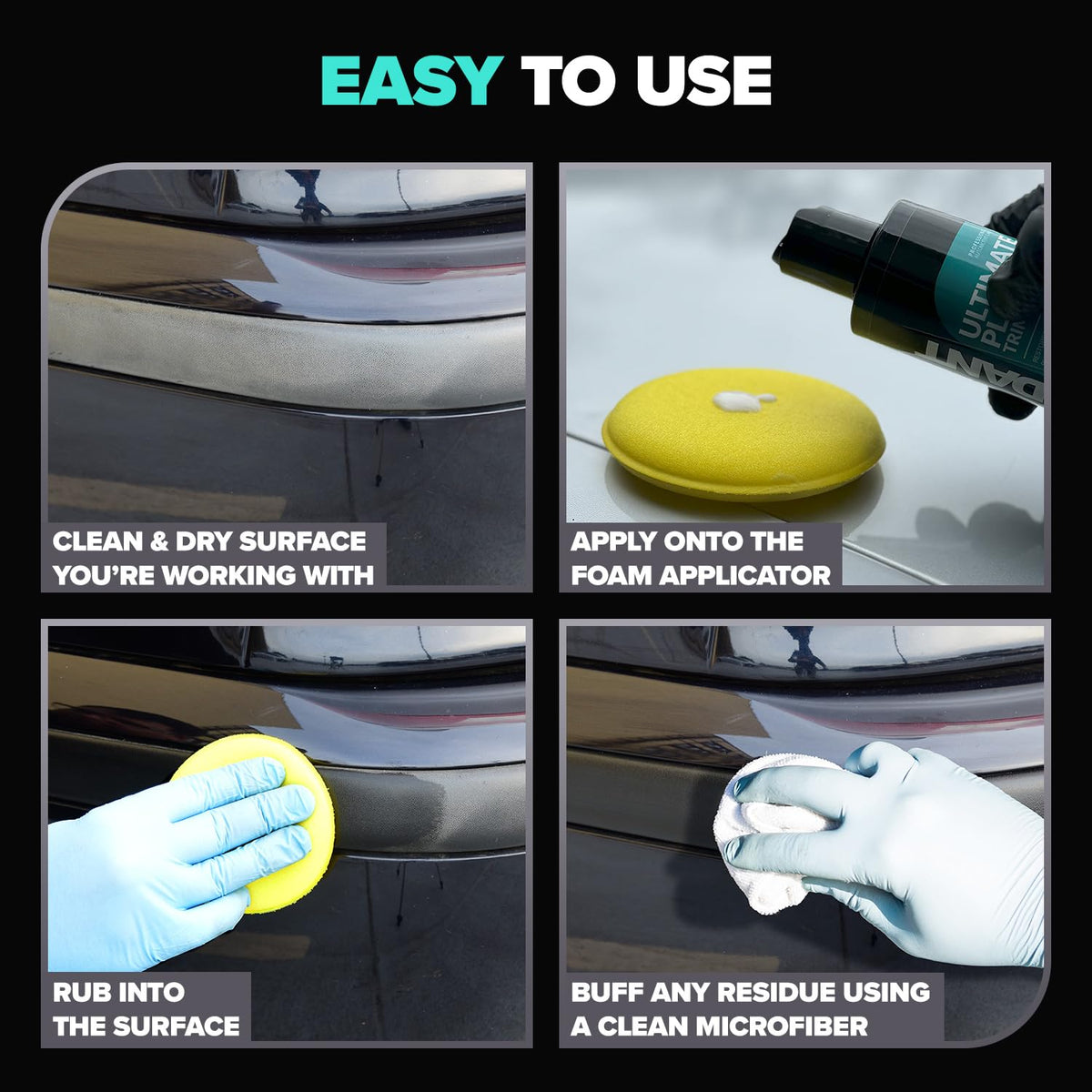 Carfidant Scratch Repair and Swirl Remover - Car Paint Scratch Remover & Restorer Kit with Buffer Pad - Polishing & Waxing Kits - Compound for Vehicles Paint Repair - 8.4 fl. Oz. Jansha Store