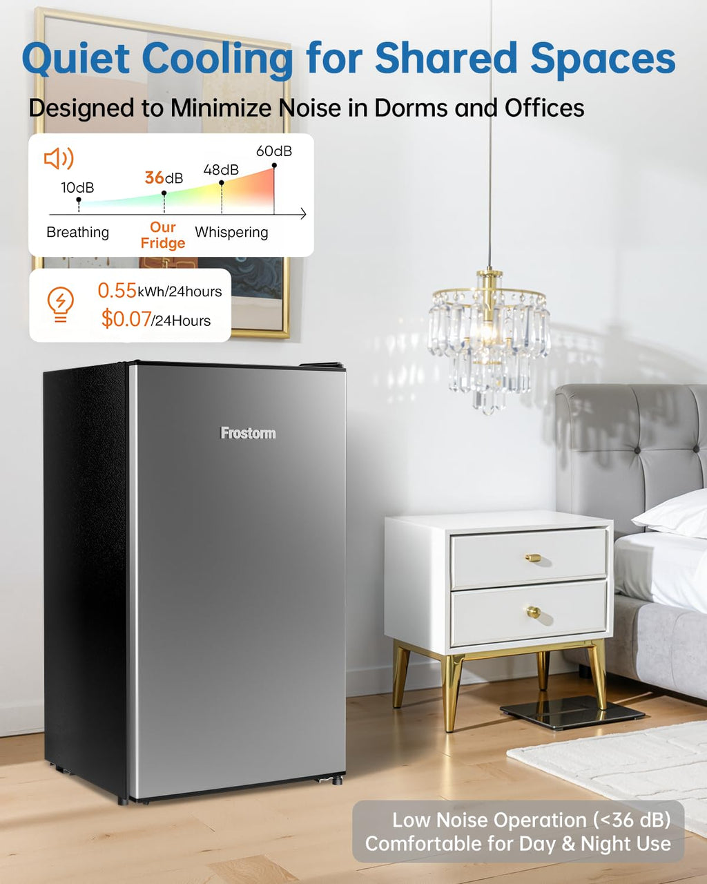 3.2 Cu Ft Mini Fridge with Freezer, Single Door Upright Freezer Jansha Store