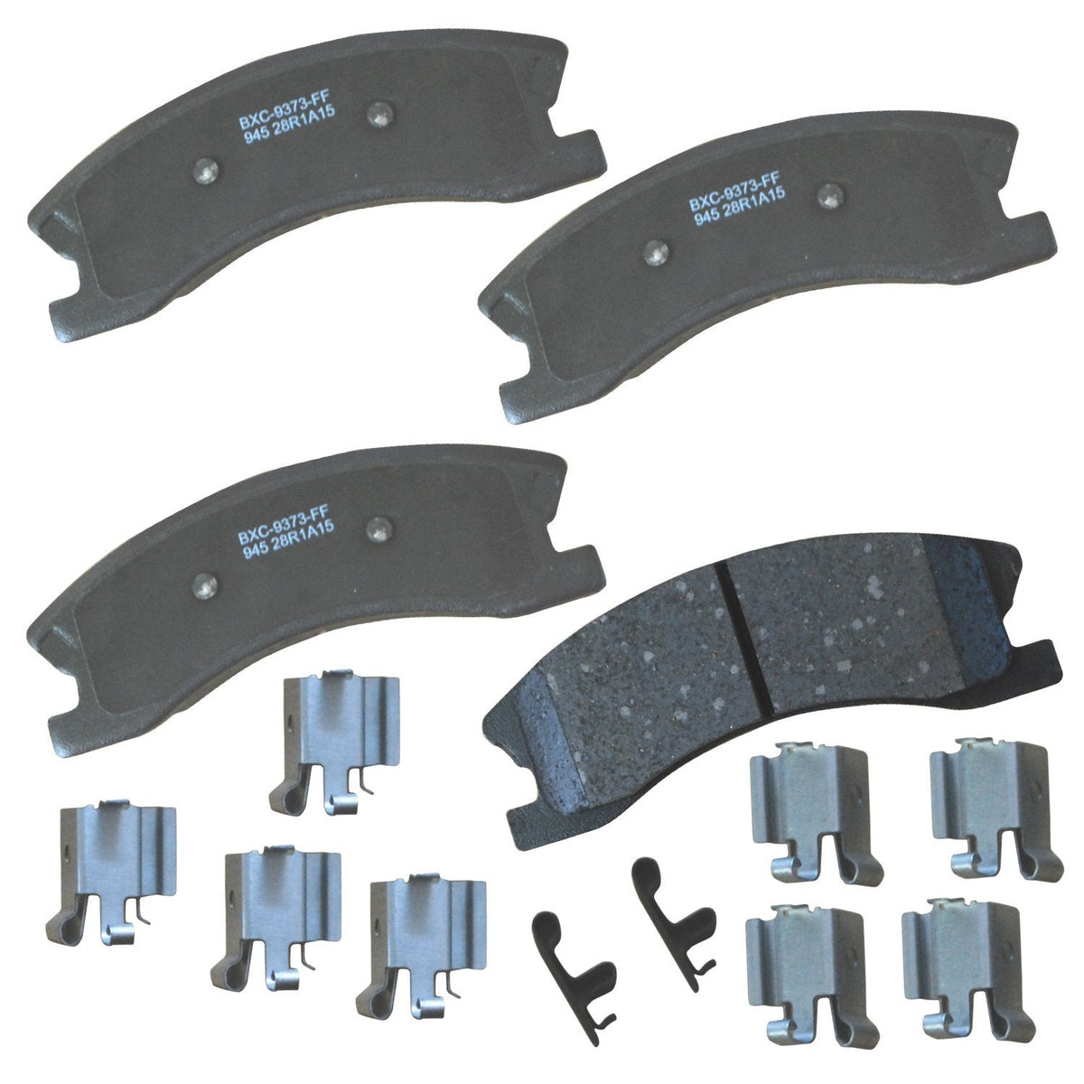 Bendix Premium SBC436A Ceramic Front Brake Pads for Toyota 4Runner 2002-2001, Hilux 2004, Tacoma 1998-1995 Jansha Store