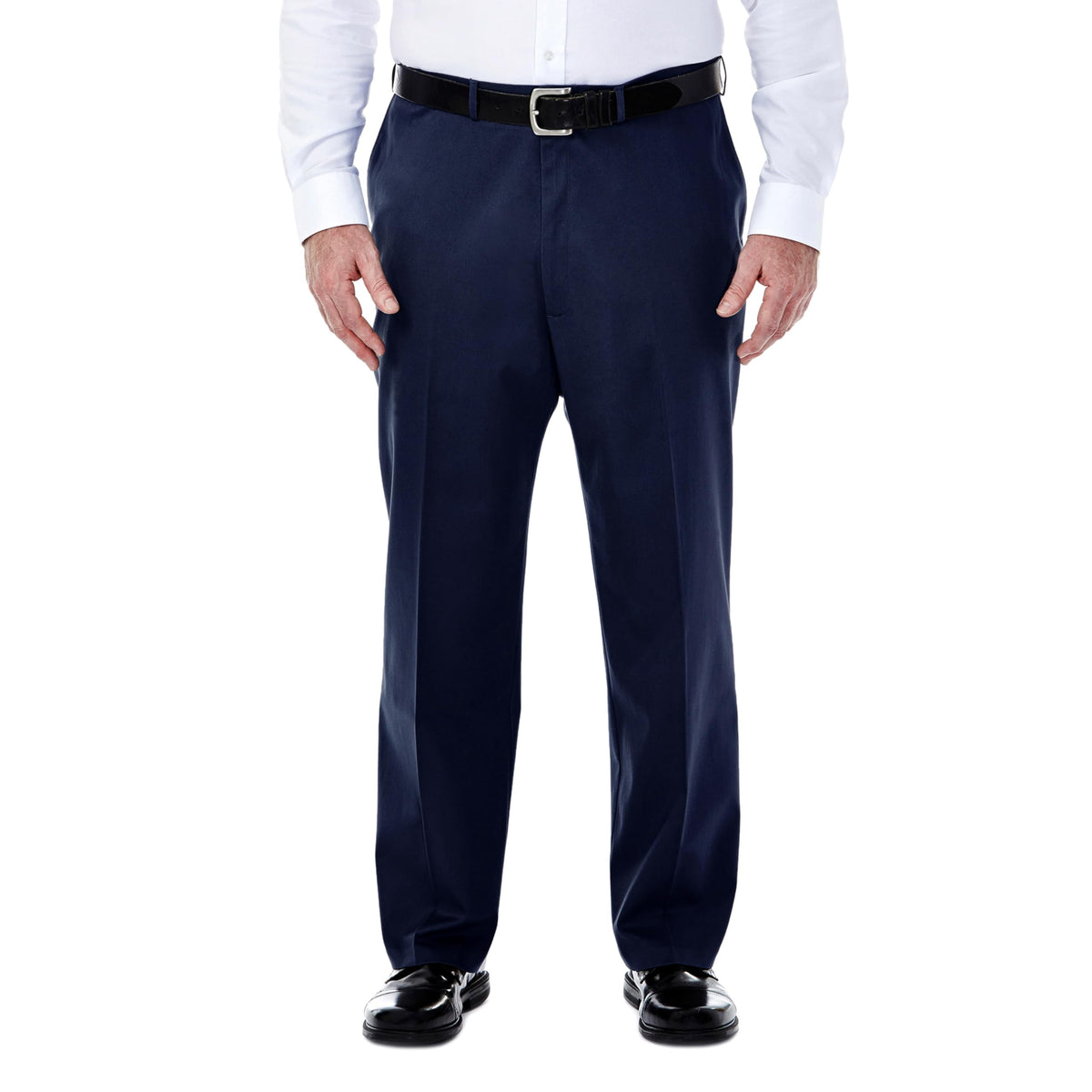 Haggar Men's Classic Fit Premium No Iron Khaki Pant Jansha Store