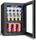 Feelfunn 24 Can Beverage Refrigerator, Mini Fridge, Black Jansha Store