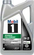 Mobil 1 Advanced Fuel Economy Full Synthetic Motor Oil 0W-20, 5 Quart Jansha Store