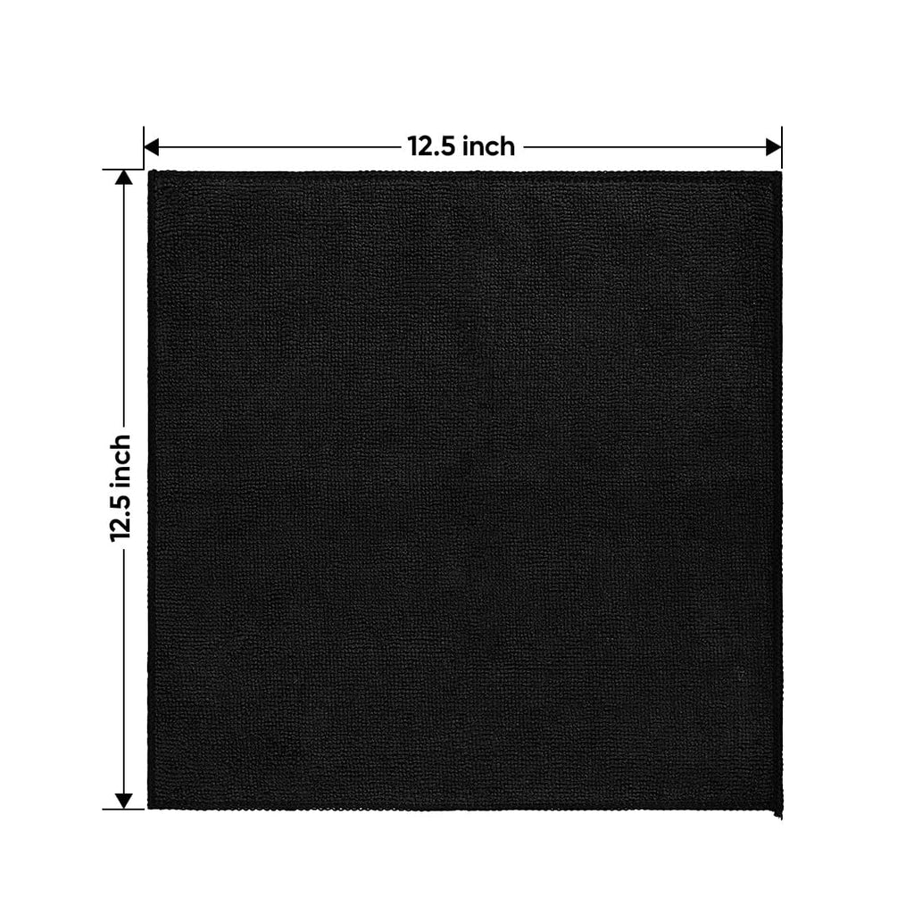 HOMEXCEL Microfiber Cleaning Cloth 12 Pack, 12.5 x 12.5 inch Microfiber Towels for Cars, Ultra Absorbent Washing Cloth, Lint Free Streak Free Cleaning Rags for Car, Kitchen, and Window (Grey) Jansha Store