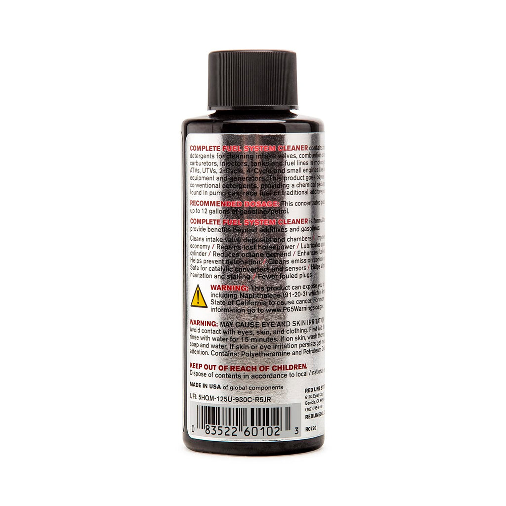 Red Line 60103 SI-1 Complete Fuel System Cleaner - 15 Ounce- Fuel Injector Cleaner and Carburetor Cleaner for Corrosion Prevention and Injector, Valve, and Combustion Chamber Deposit Removal Jansha Store