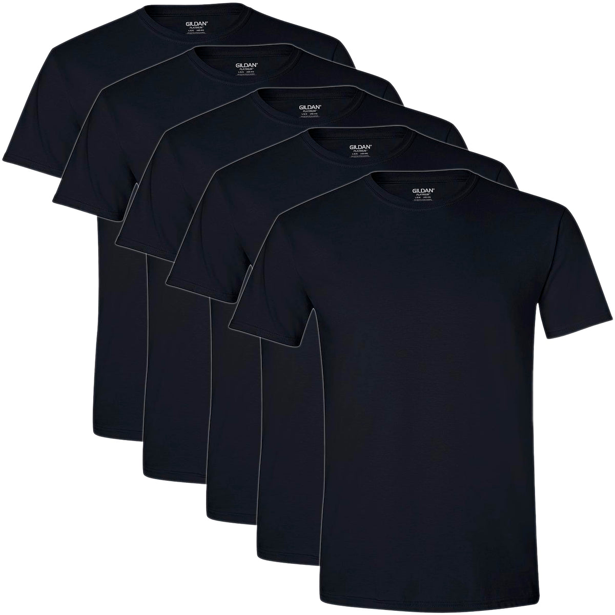 Men's crew neck T-shirt in charcoal cotton, close-up of the hem and sleeve stitching