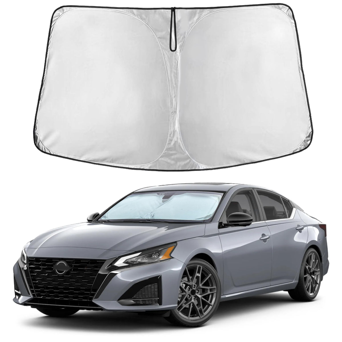 EcoNour Car Windshield Sun Shade, Front Window Sun Blocker for SUVs,Sedan Jansha Store