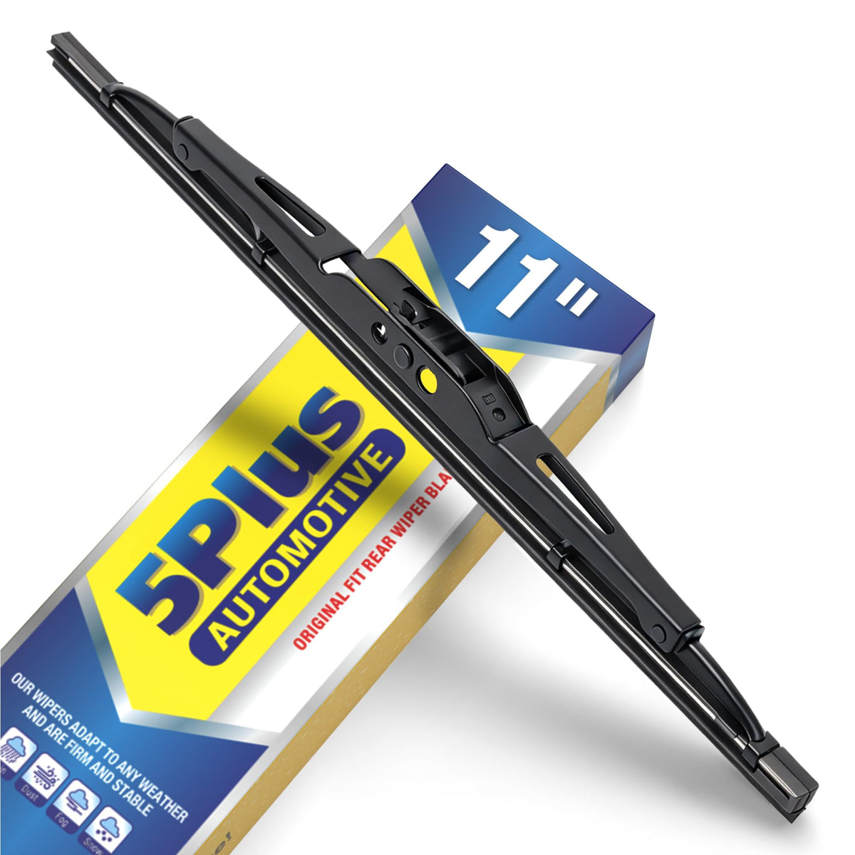 5 PLUS RearQuiet 12 Inch Rear Wiper Blade,OEM Replacement Rear Window Wiper Jansha Store