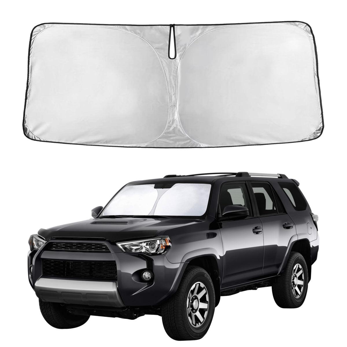 EcoNour Car Windshield Sun Shade, Front Window Sun Blocker for SUVs,Sedan Jansha Store