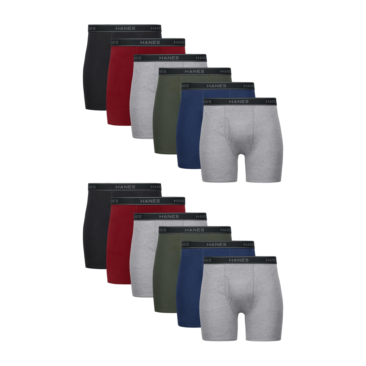 Close-up of boxer briefs pouch seam and moisture-wicking cotton texture