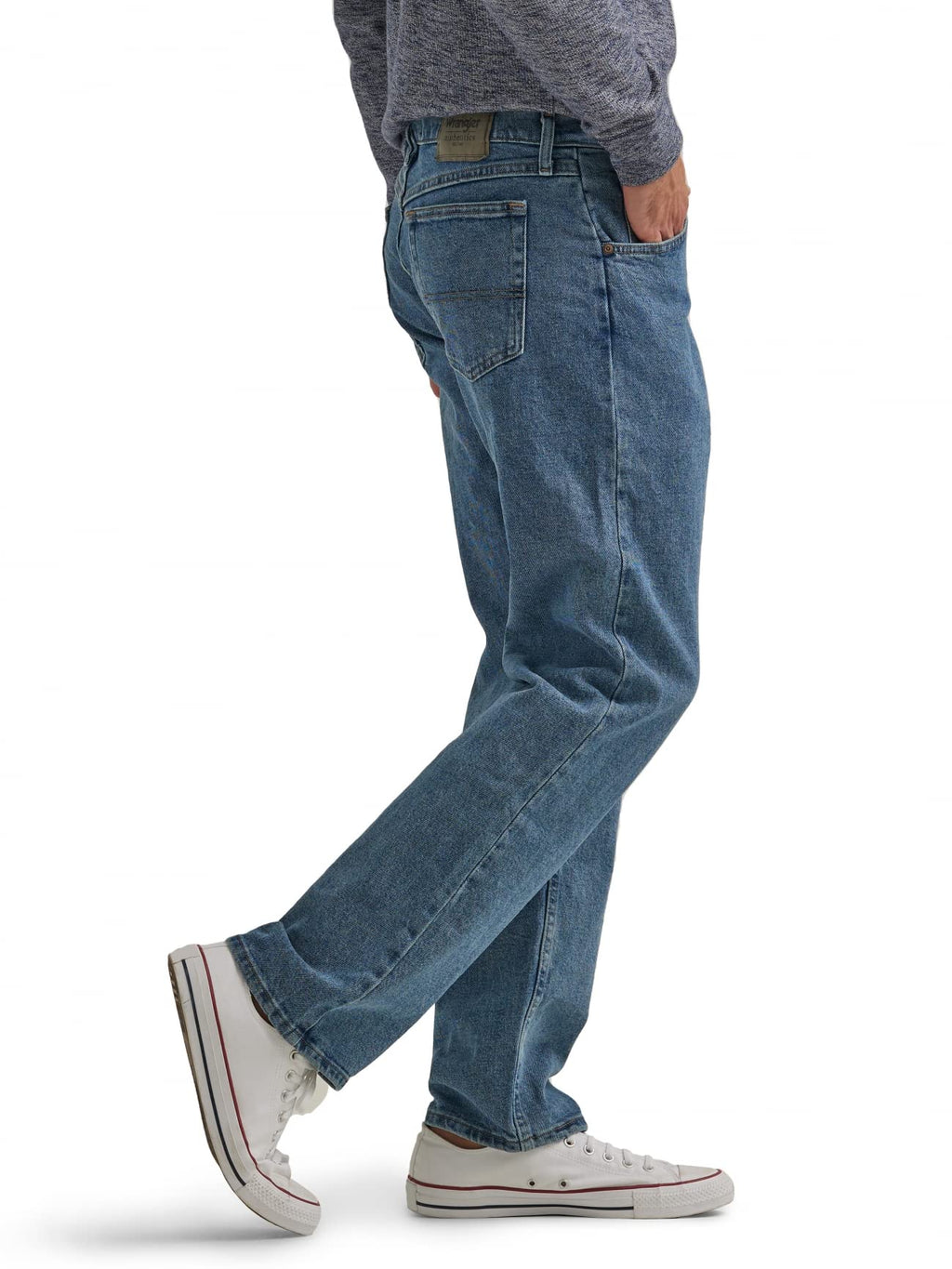Wrangler Authentics Men's Regular Fit Comfort Flex Waist Jean Jansha Store