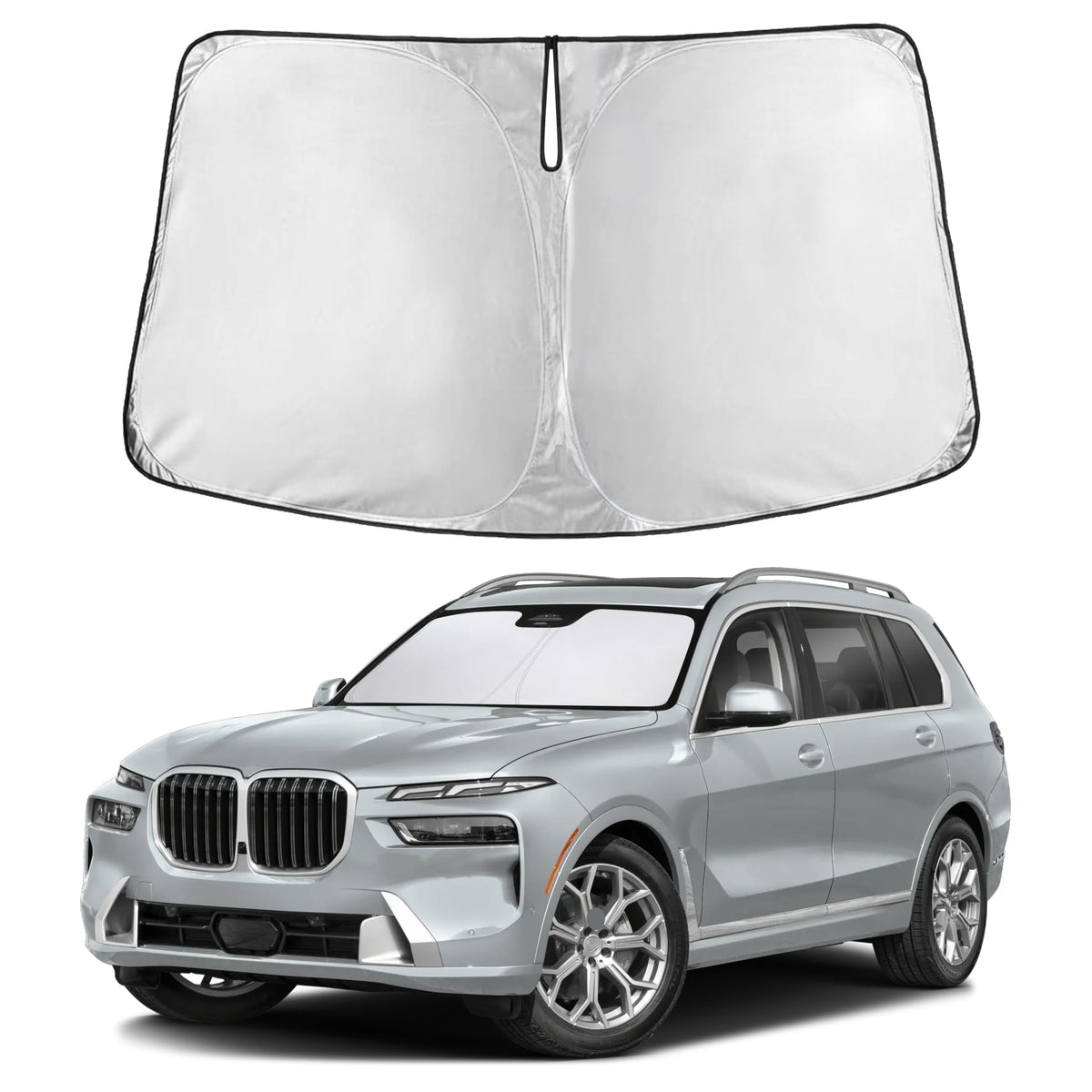 EcoNour Car Windshield Sun Shade, Front Window Sun Blocker for SUVs,Sedan Jansha Store