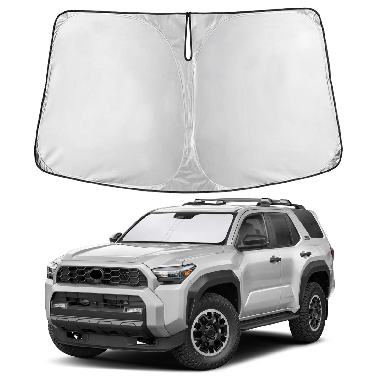 EcoNour Car Windshield Sun Shade, Front Window Sun Blocker for SUVs,Sedan Jansha Store